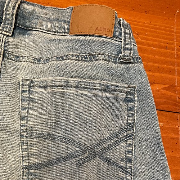 Aero Women's High-Rise Light Blue Jeans Size 000 Short - Picture 5 of 5